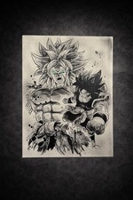 Tableau manga Broly Dragon