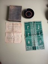 Ancien Jeu de la Roulette casino bar bistrot - Avec Boite Notice Tapis