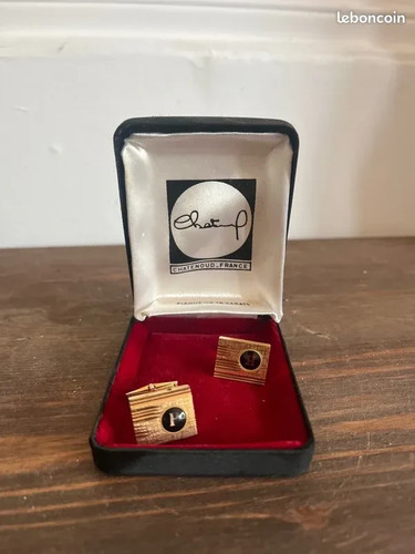Boutons manchette vintage - boutons,