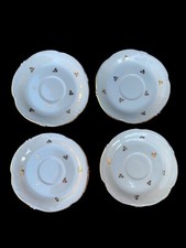 Lot 4 Soucoupes Porcelaine De