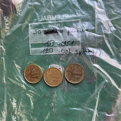 France lot pièces francs - lot,