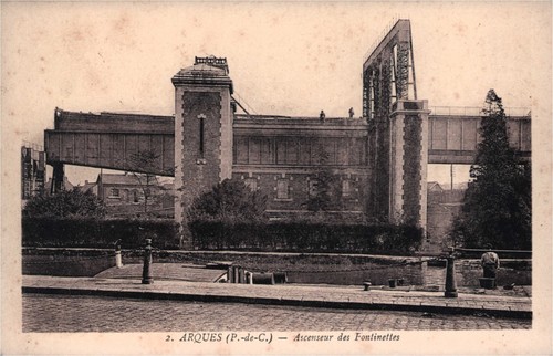Cpa arques ascenseur des - 62,
