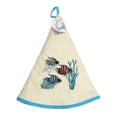 Essuie main rond en éponge