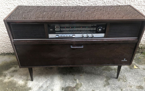 Meuble radio tourne disque