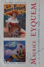 Traite facture 1926 Bougie