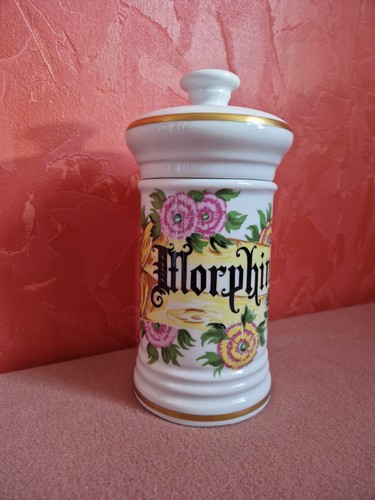 Ancien pot apothicaire - pot, d'apothicaire