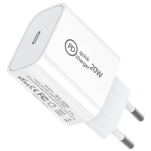 Chargeur usb 20w câble - pd,