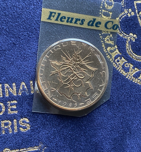 Monnaie francs mathieu 1985 - monnaie,