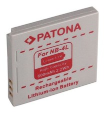 NB-4L Batterie PATONA pour Canon Digital Ixus 30 40 50 55 65 70 75 80 i zoom i7