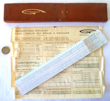 ANCIENNE RÈGLE À CALCUL GRAPHOPLEX  640  (7)