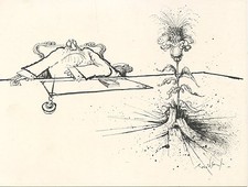 CARTE POSTALE ILLUSTRATEUR RONALD SEARLE / DESSSINS D'HUMOUR 76 AVIGNON