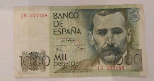 Billet espagne 1000 pesetas - 1000,