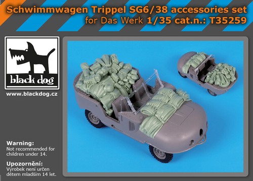 Black dog schwimmwagen - 1/35,