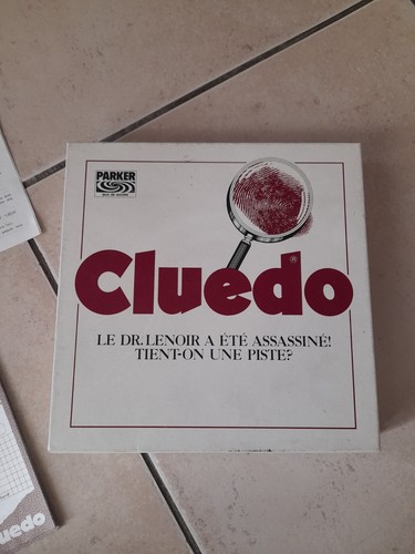 Cluedo parker 1982 complet - parker,
