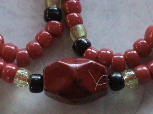 Horse necklace spead - horse, beads