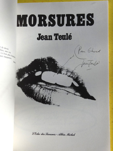 Morsures dedicace jean - bd,