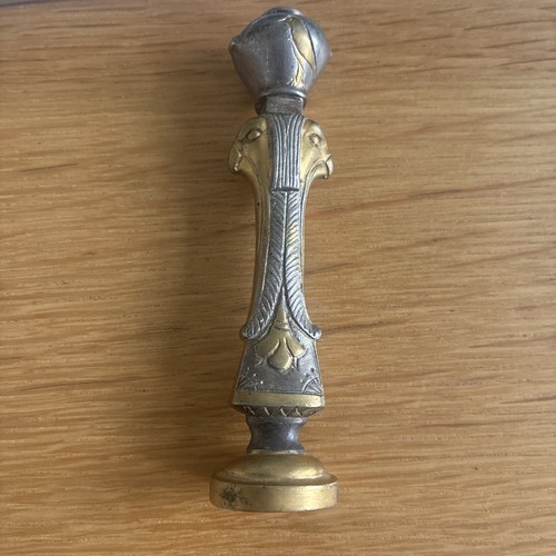 Cachet bronze motif - cachet,