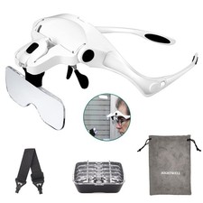 Lunette Loupe avec 2 LED Loupe