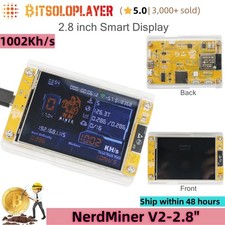 NMMiner Upgraded NerdMiner V2 2.8" Display BTC Solo Miner Bitcoin Lotto Machine