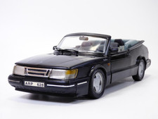 OCCASION défectueux sans boite SAAB 900 TURBO 16S CABRIOLET noir 1/18