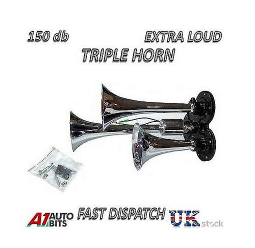 Triple trompette klaxon - triple, air