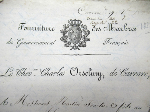 Chevalier orsolini autographe - orsolini,