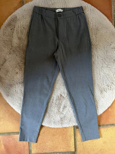 Pantalon toile bzb - toile, gris