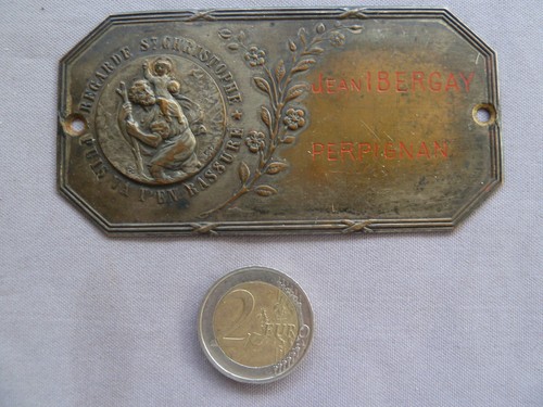 Ancienne plaque automobile - , st