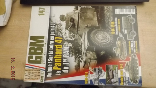 Revue gbm guerre bindés - gbm,