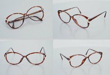 Lunettes Saphira lcm oversize marron lecture soleil vintage années 50 60