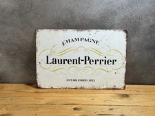 Plaque métal Laurent Perrier