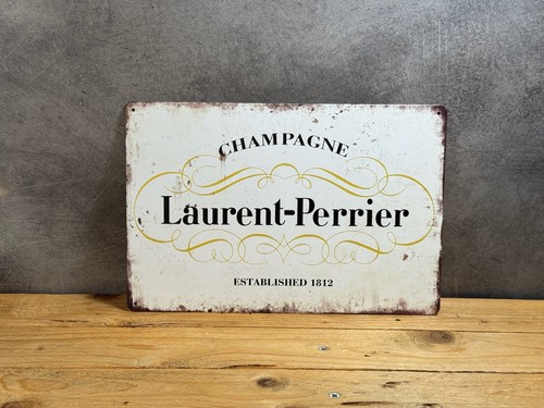 Plaque métal laurent perrier - métal,