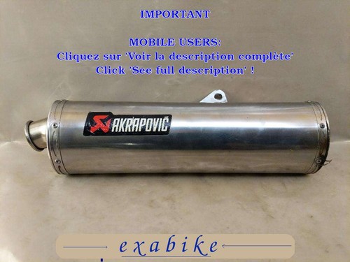 Silencieux akrapovic - silencieux,