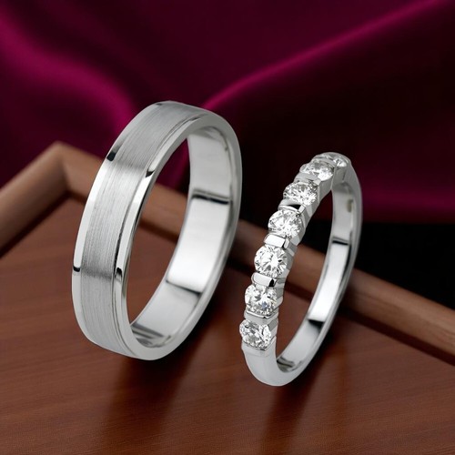 Bague mariage coupe ronde - bague,