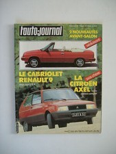L'AUTO JOURNAL 13-1984 SAAB 900 TURBO 16S-CITROËN AXEL 12 TRS-MITSUBISHI COLT