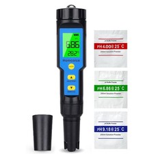 PH Mètre 4 en 1 avec TDS EC Température IP67 étanche Testeur pH Piscine Hydro...