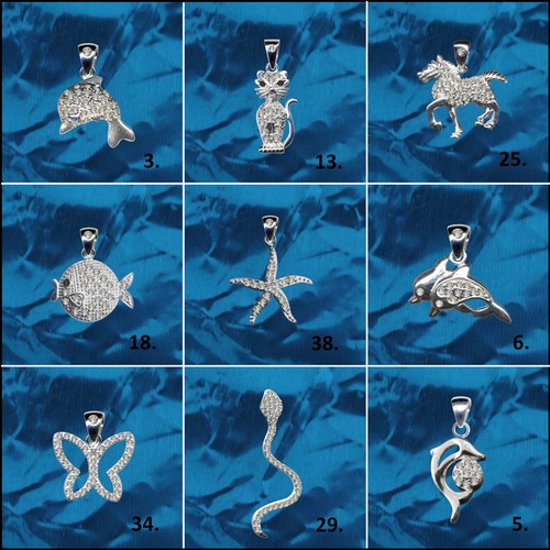 Pendentif animal argent - pendentif,