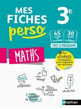 Maths 3e - Mes fiches perso