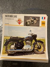CARTE FICHE MOTO collection ATLAS MOTOBECANE 350 BICYLINDRE L4C