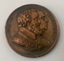 MEDAILLE HENRI IV LOUIS WVIII