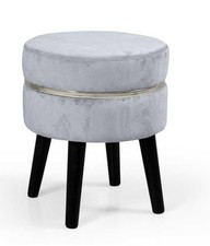 Pouf Tabouret Rond En Bois