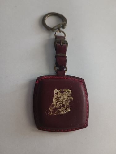 Porte clés cuir - cuir, sanglier