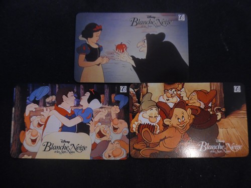 Lot disney telecarte - 3, telecarte-