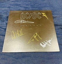 Disque vinyle signé AC/DC dos