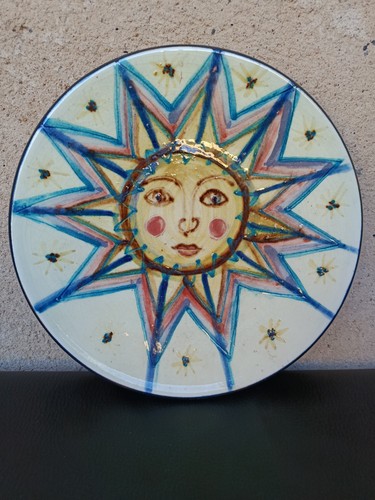 Assiette céramique vintage - assiette,