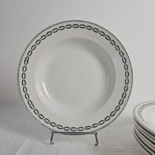 Assiettes Creuses Décor Nobilis De Sarreguemines