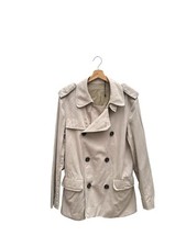 Sandro Paris Tailored Beige Trench Coat  Size L (fits a modern M)