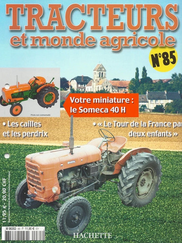 Fascicule tracteurs monde - tracteurs, et