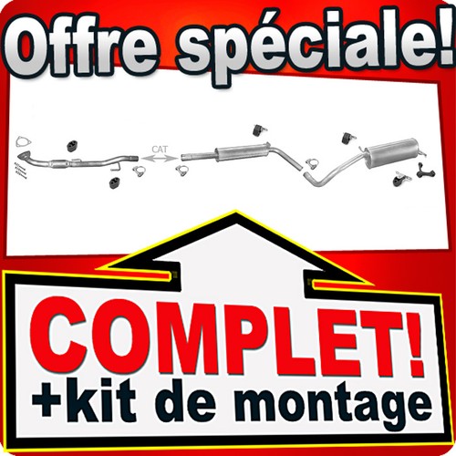 Ligne pot échappement pour - ligne,
