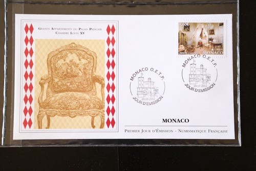 Enveloppe premier jour monaco - premier,